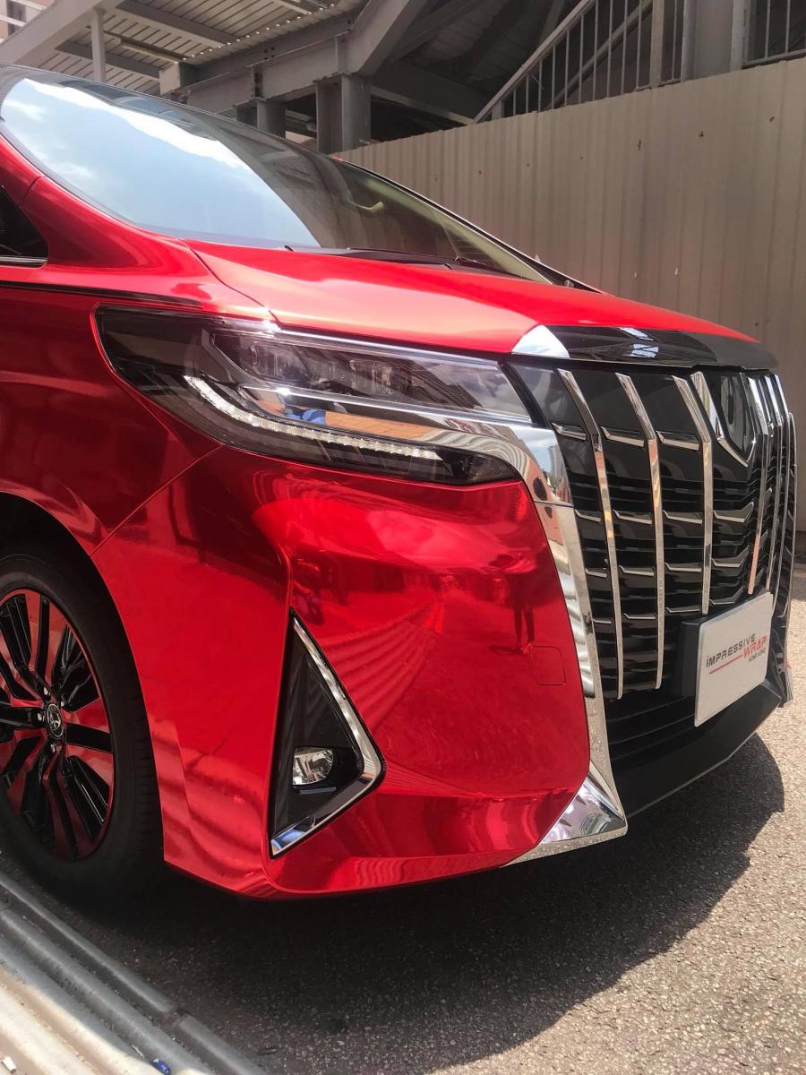 Детали экстерьера Toyota Alphard by Impressive Wrap 2018 года  (JP) (фото 2 из 9)